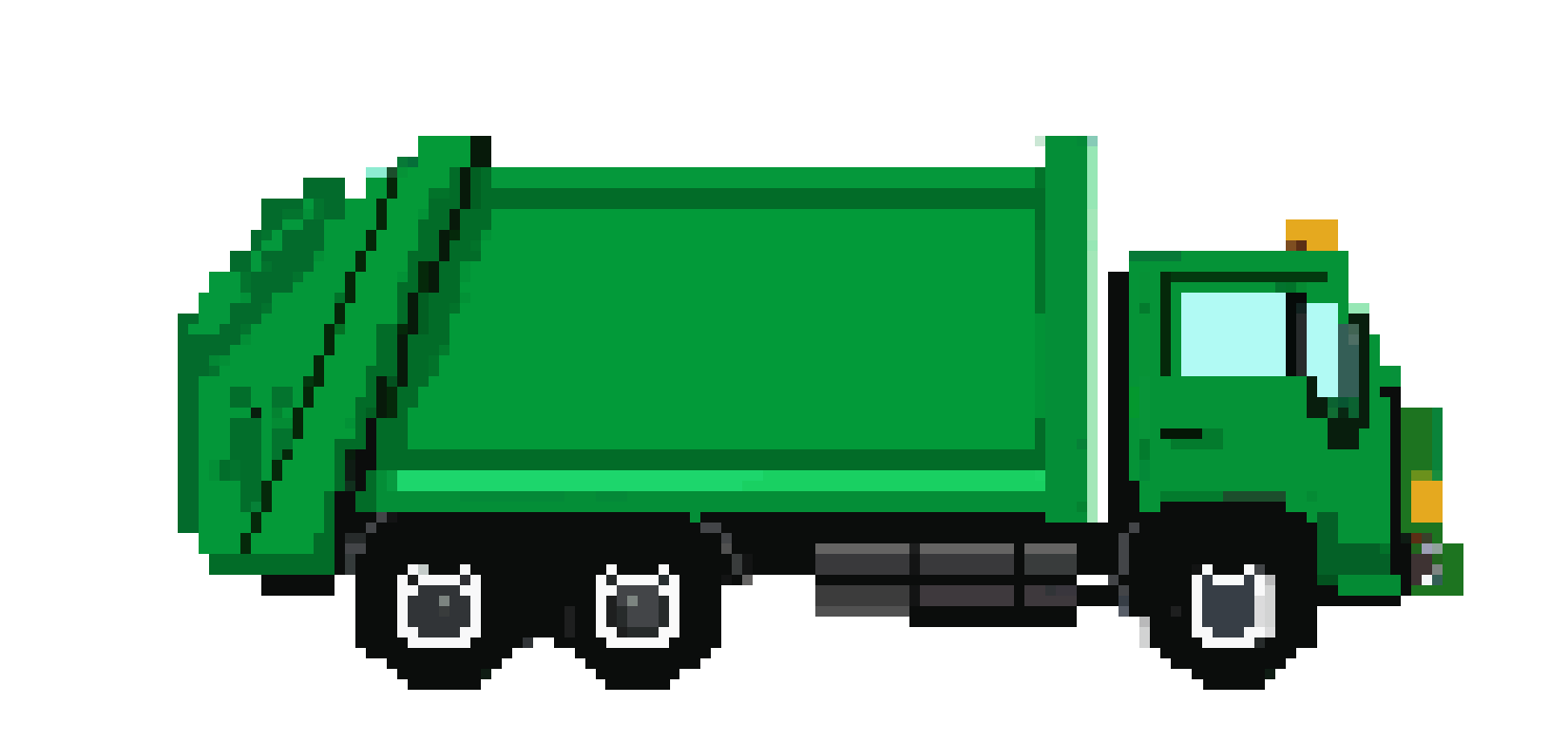 Garbage Truck 8-bit
