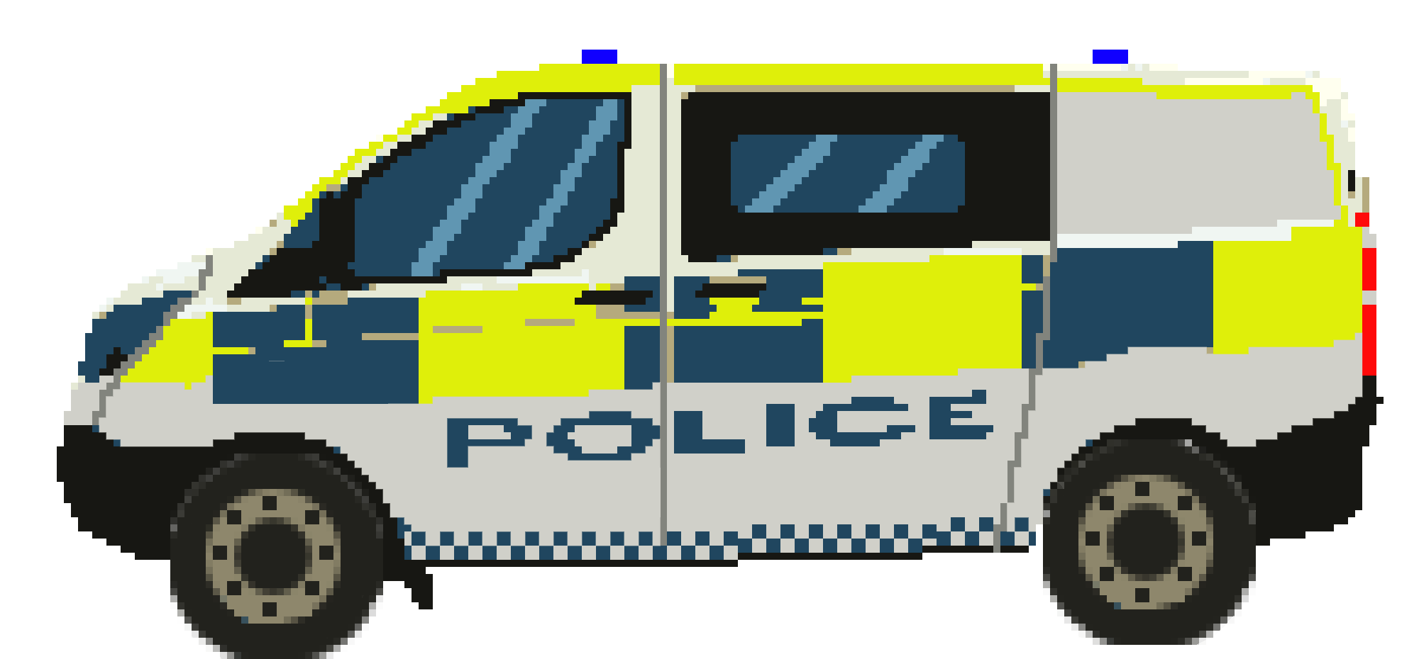 Police Van 8bit