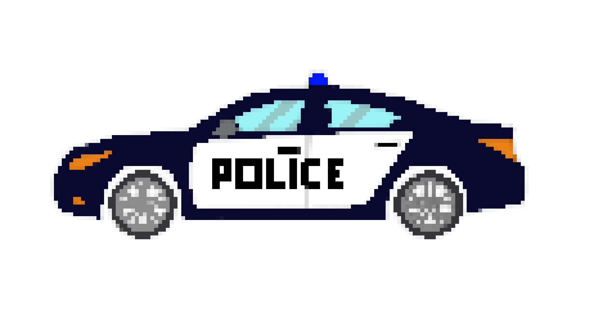 Police Car 8-bit